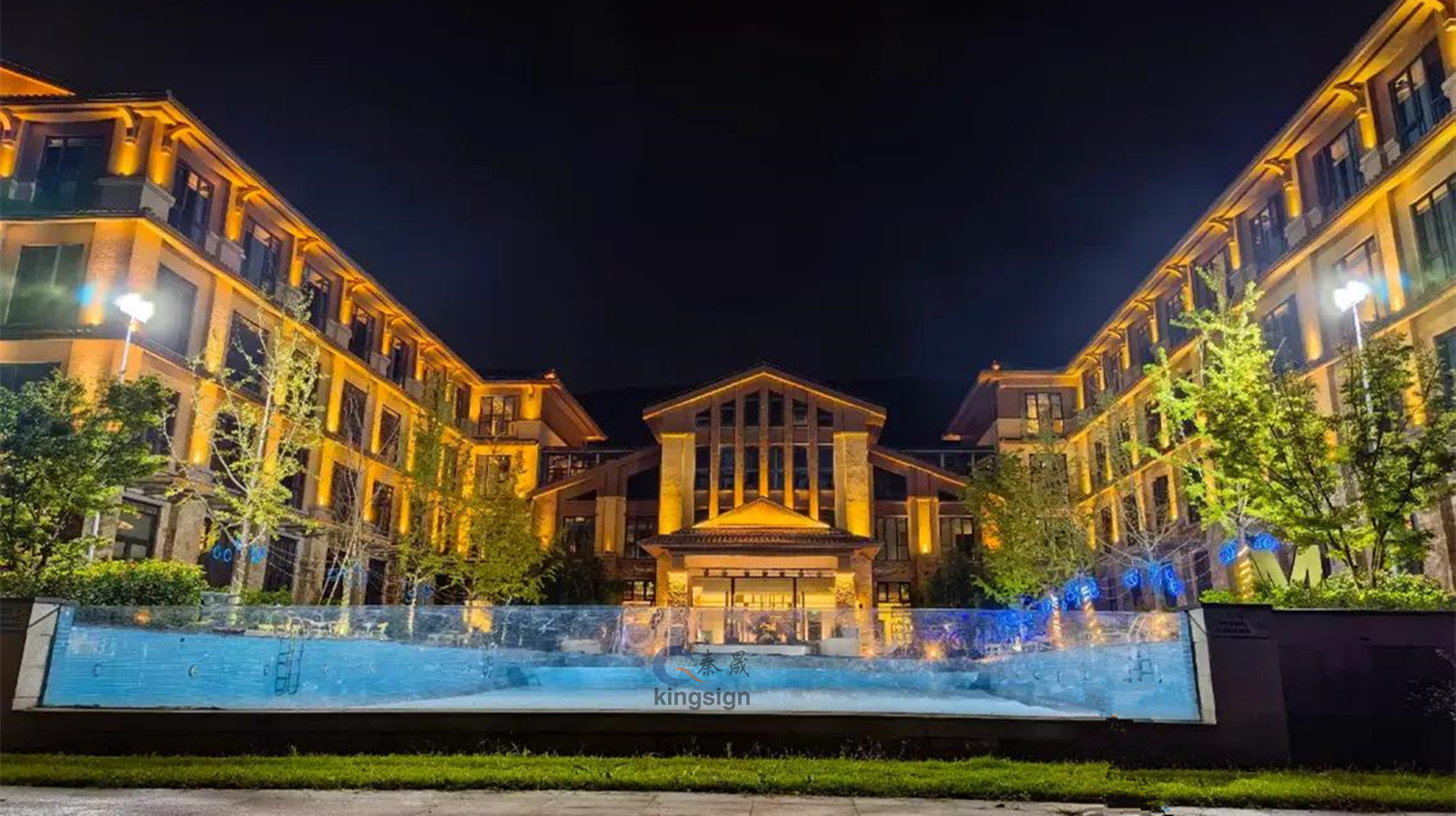 Panel akrylowy do luksusowego okna basenu