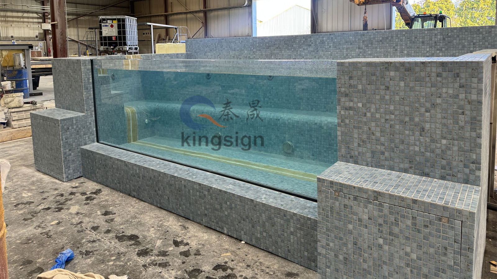 Panel akrylowy Kingsign do okna basenu